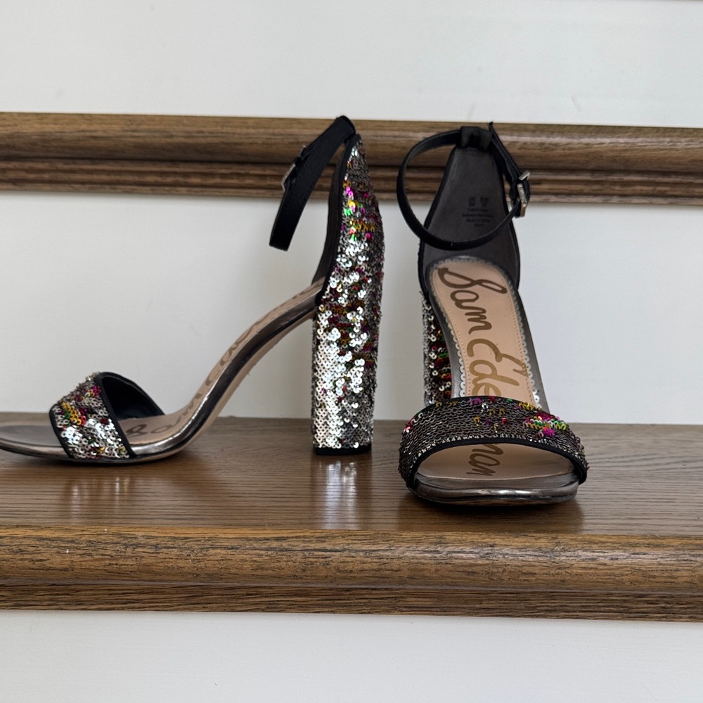 Sam Edelman Multicolor Sequin Heels